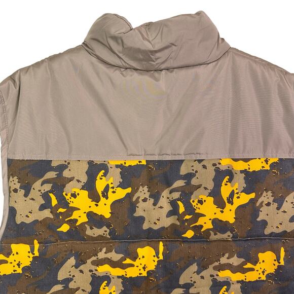 Cookies SF Mendocino camo Quilted Nylon Puffer Vest Jacket Size 2xl Mocha - Picture 9 of 9